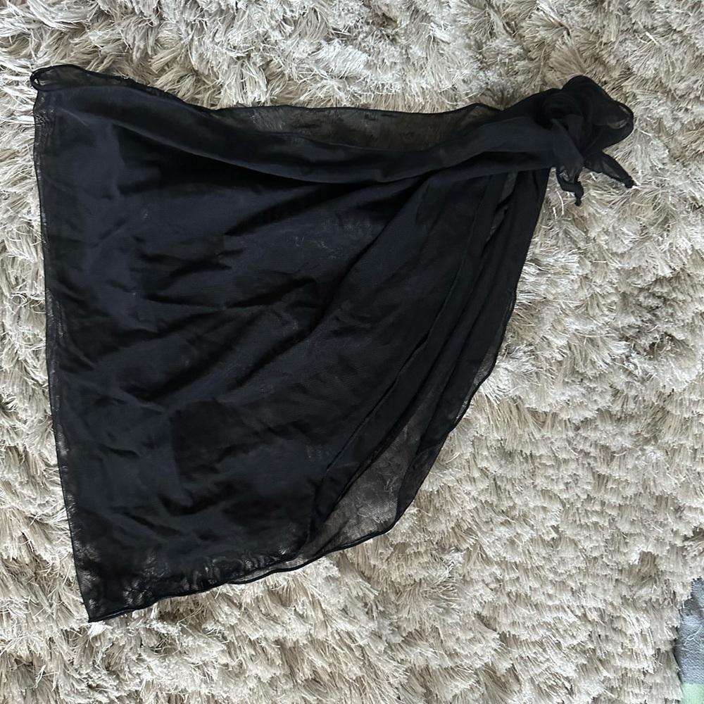 Sheer mesh stretchy sarong
